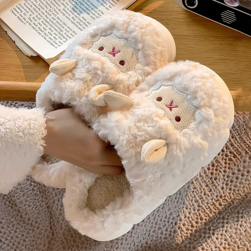 VeraFarm-Stitched Sheep Slippers™