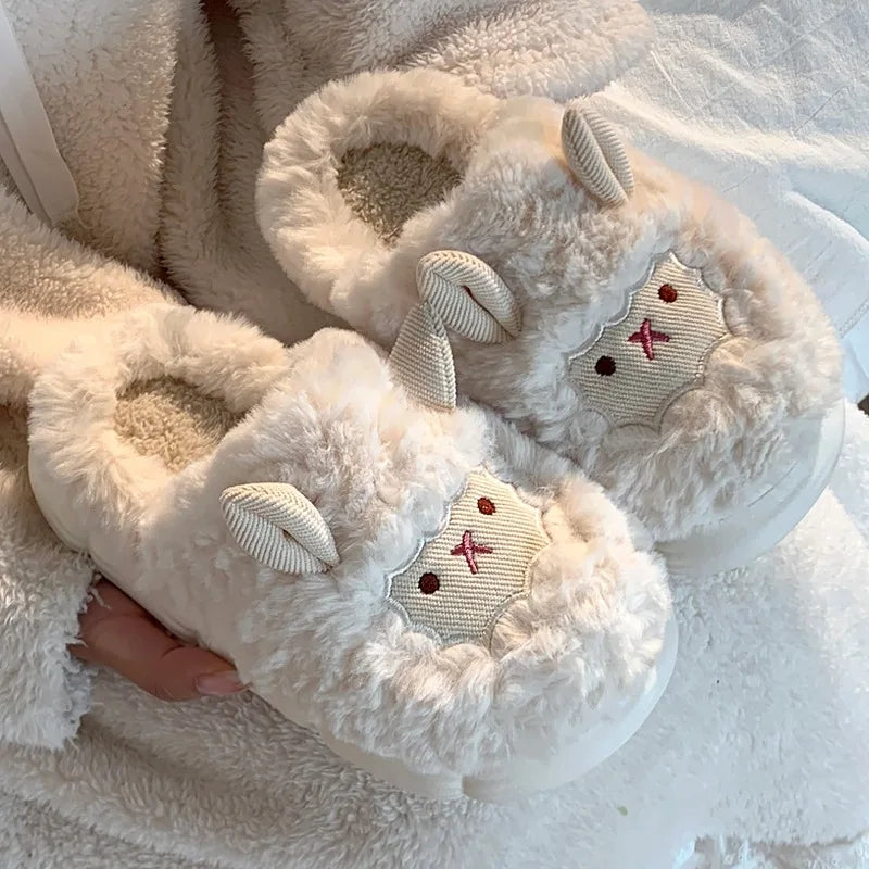 VeraFarm-Stitched Sheep Slippers™